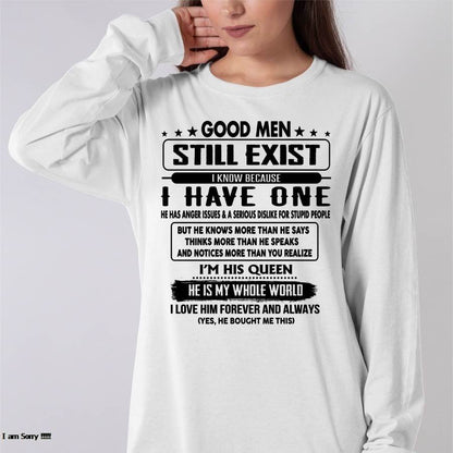 Good men Still Exist - gift for your girlfriend, wife from Husband - LUAN00 (SKU-GM-00)