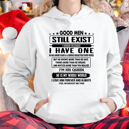 Good men Still Exist - gift for your girlfriend, wife from Husband - LUAN00 (SKU-GM-00)