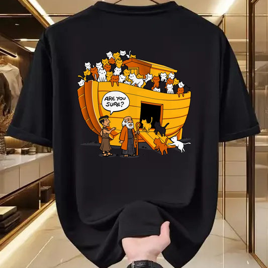 Cat Love Shirt, Funny Cat Lover Gift UnisexT-Shirt/Hoodie/Sweatshirt HLT00 - Noah_s Ark Cats Breeds Religious Christian Cat Lover Bible T-Shirt