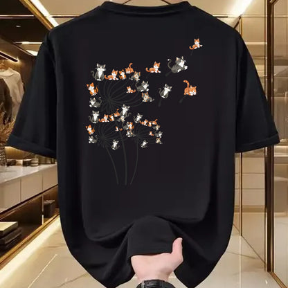Cat Love Shirt, Funny Cat Lover Gift UnisexT-Shirt/Hoodie/Sweatshirt HLT00 - Cat Shirt Cat Shirts for Women Girls Cute Dandelion T-Shirt (1)