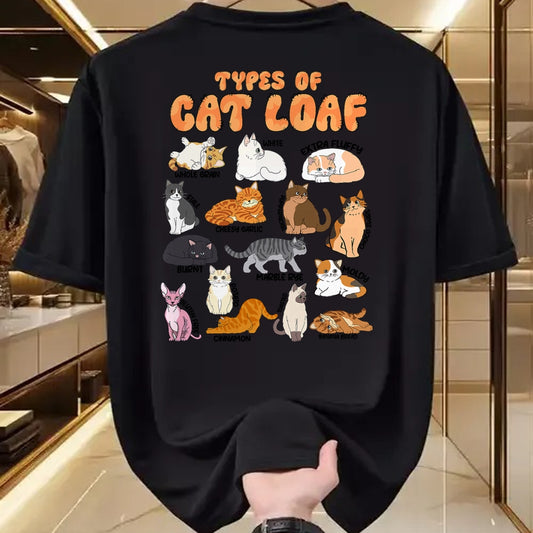 Cat Love Shirt, Funny Cat Lover Gift UnisexT-Shirt/Hoodie/Sweatshirt HLT00 - Types of Cat Loaf Cute Teen Girl Tabby Tuxedo Cat Mom Funny T-Shirt