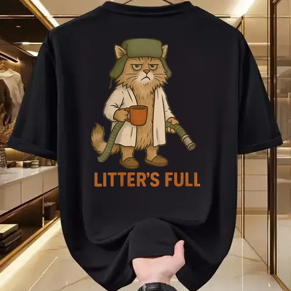 Cat Love Shirt, Funny Cat Lover Gift UnisexT-Shirt/Hoodie/Sweatshirt HLT00 - Women_s Litter_s Full Cat V-Neck T-Shirt