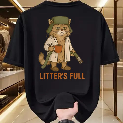 Cat Love Shirt, Funny Cat Lover Gift UnisexT-Shirt/Hoodie/Sweatshirt HLT00 - Women_s Litter_s Full Cat V-Neck T-Shirt