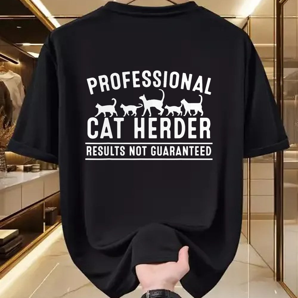 Cat Love Shirt, Funny Cat Lover Gift UnisexT-Shirt/Hoodie/Sweatshirt HLT00 - Funny Cat Herder Gift for Crazy Animal Kitten Lovers Men Women T-Shirt