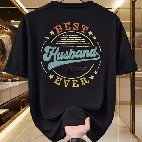 Best Husband Shirt, Wife and Husband Unisex T-Shirt/Hoodie/Sweatshirt HLT00 - Best Husband Ever Father_s Day Husband Gifts Vintage Emblem T-Shirt