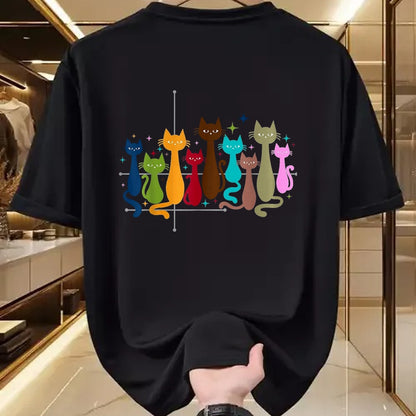 Cat Love Shirt, Funny Cat Lover Gift UnisexT-Shirt/Hoodie/Sweatshirt HLT00 - Classic Art Kitten Lover Vintage Artwork Cute Cat T-Shirt, Women, Heather Grey, X-Large