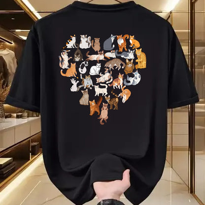 Cat Love Shirt, Funny Cat Lover Gift UnisexT-Shirt/Hoodie/Sweatshirt HLT00 - Cats Love Kitty Nerd Cat Lovely Kitten Lovers T-Shirt