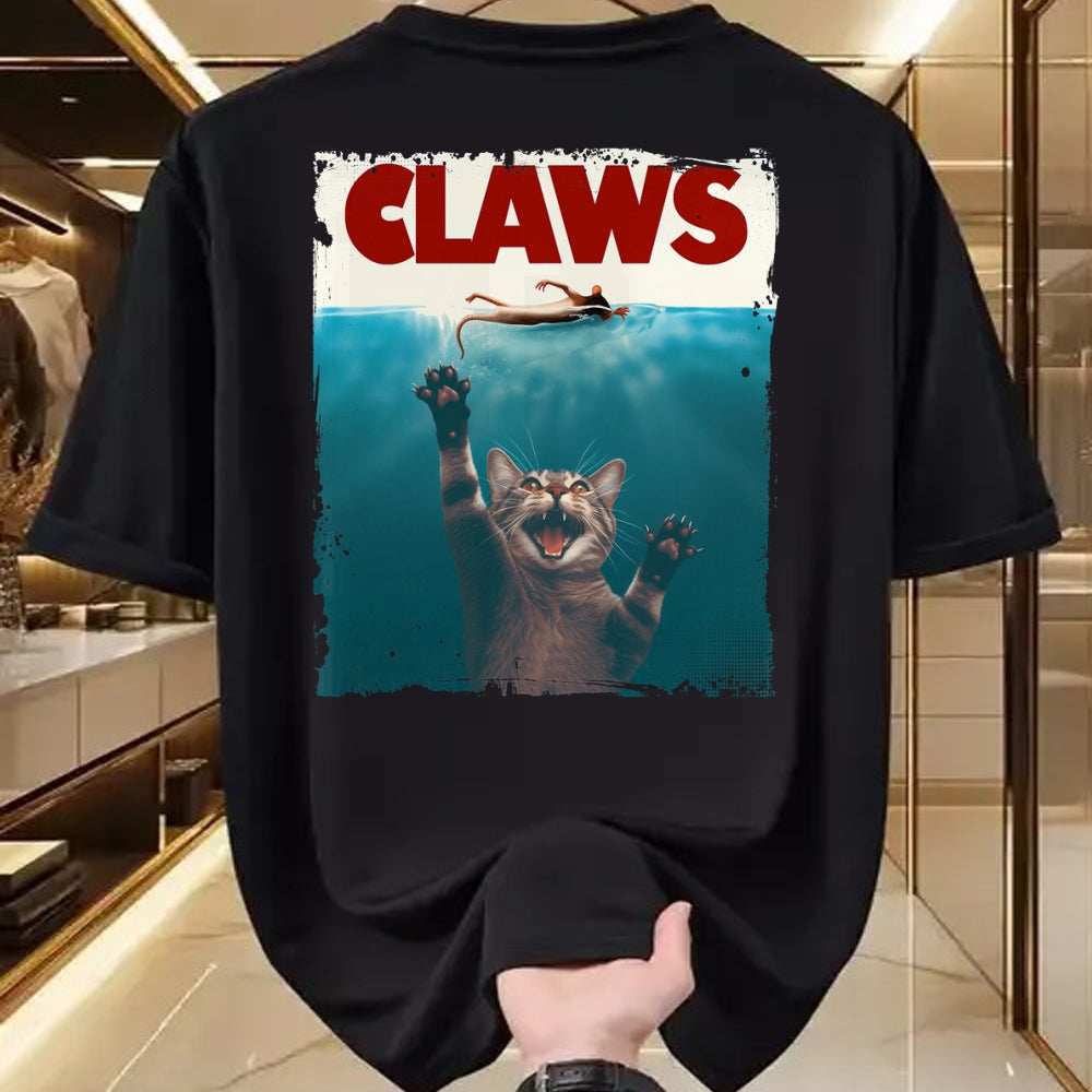 Cat Love Shirt, Funny Cat Lover Gift UnisexT-Shirt/Hoodie/Sweatshirt HLT00 - Claws Funny Cat I Love Cat Paws Cat Parody Animal Lover T-Shirt (1)