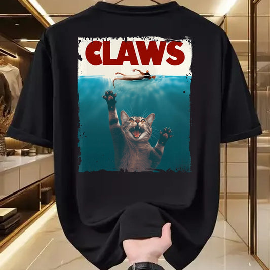 Cat Love Shirt, Funny Cat Lover Gift UnisexT-Shirt/Hoodie/Sweatshirt HLT00 - Claws Funny Cat I Love Cat Paws Cat Parody Animal Lover T-Shirt (1)