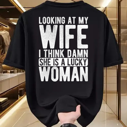 Best Husband Shirt, Wife and Husband Unisex T-Shirt/Hoodie/Sweatshirt HLT00 - Husband Wedding Lucky Women Relationship Love Husband T-Shirt