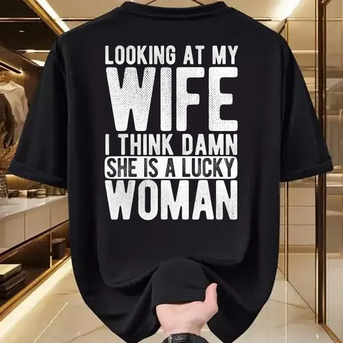 Best Husband Shirt, Wife and Husband Unisex T-Shirt/Hoodie/Sweatshirt HLT00 - Husband Wedding Lucky Women Relationship Love Husband T-Shirt
