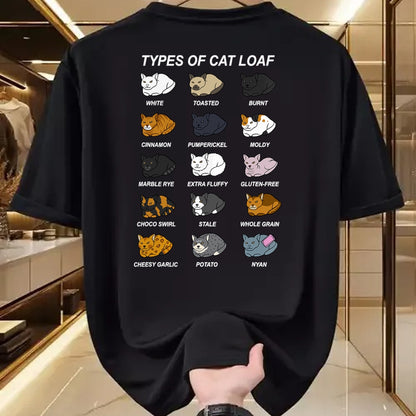 Cat Love Shirt, Funny Cat Lover Gift UnisexT-Shirt/Hoodie/Sweatshirt HLT00 - Cat Loaf Kitten Lover Funny Bread Baker Pastry Chef T-Shirt