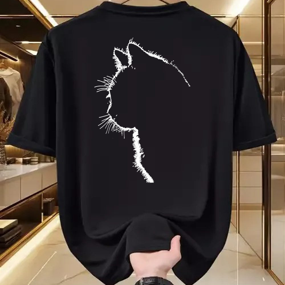 Cat Love Shirt, Funny Cat Lover Gift UnisexT-Shirt/Hoodie/Sweatshirt HLT00 - Cat Apparel Women with Cat Illustration T-Shirt Small