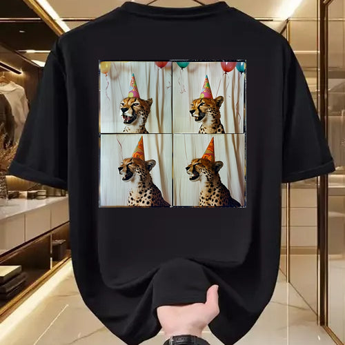 Cat Love Shirt, Funny Cat Lover Gift UnisexT-Shirt/Hoodie/Sweatshirt HLT00 - African Cheetah Lover Colorful Safari Animal Birthday T-Shirt
