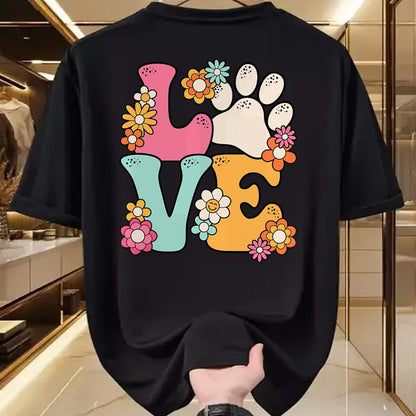 Cat Love Shirt, Funny Cat Lover Gift UnisexT-Shirt/Hoodie/Sweatshirt HLT00 - Groovy Paw Love Cat Dog Lover Pet Owner Women Girls Kids T-Shirt