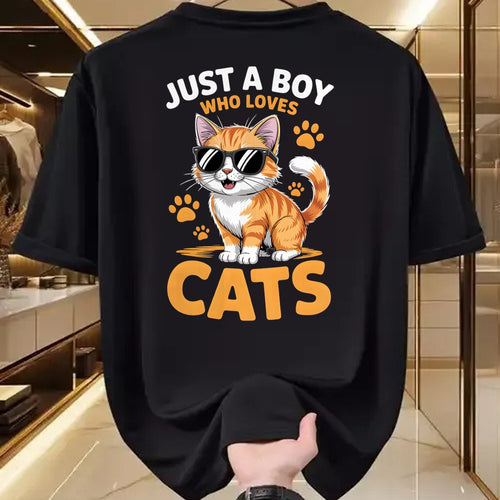 Cat Love Shirt, Funny Cat Lover Gift UnisexT-Shirt/Hoodie/Sweatshirt HLT00 - Boys Cat T-Shirt