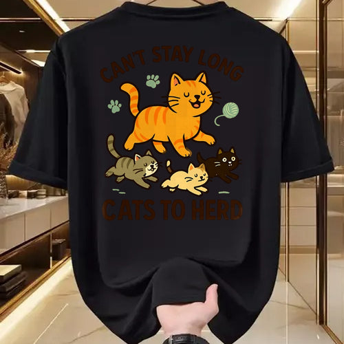 Cat Love Shirt, Funny Cat Lover Gift UnisexT-Shirt/Hoodie/Sweatshirt HLT00 - Funny Herding Cats Joke Cat Kitten T-Shirt