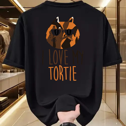 Cat Love Shirt, Funny Cat Lover Gift UnisexT-Shirt/Hoodie/Sweatshirt HLT00 - I love my cat (Tortie)I love my Tortoiseshell Cat T-Shirt for Men Women Kids