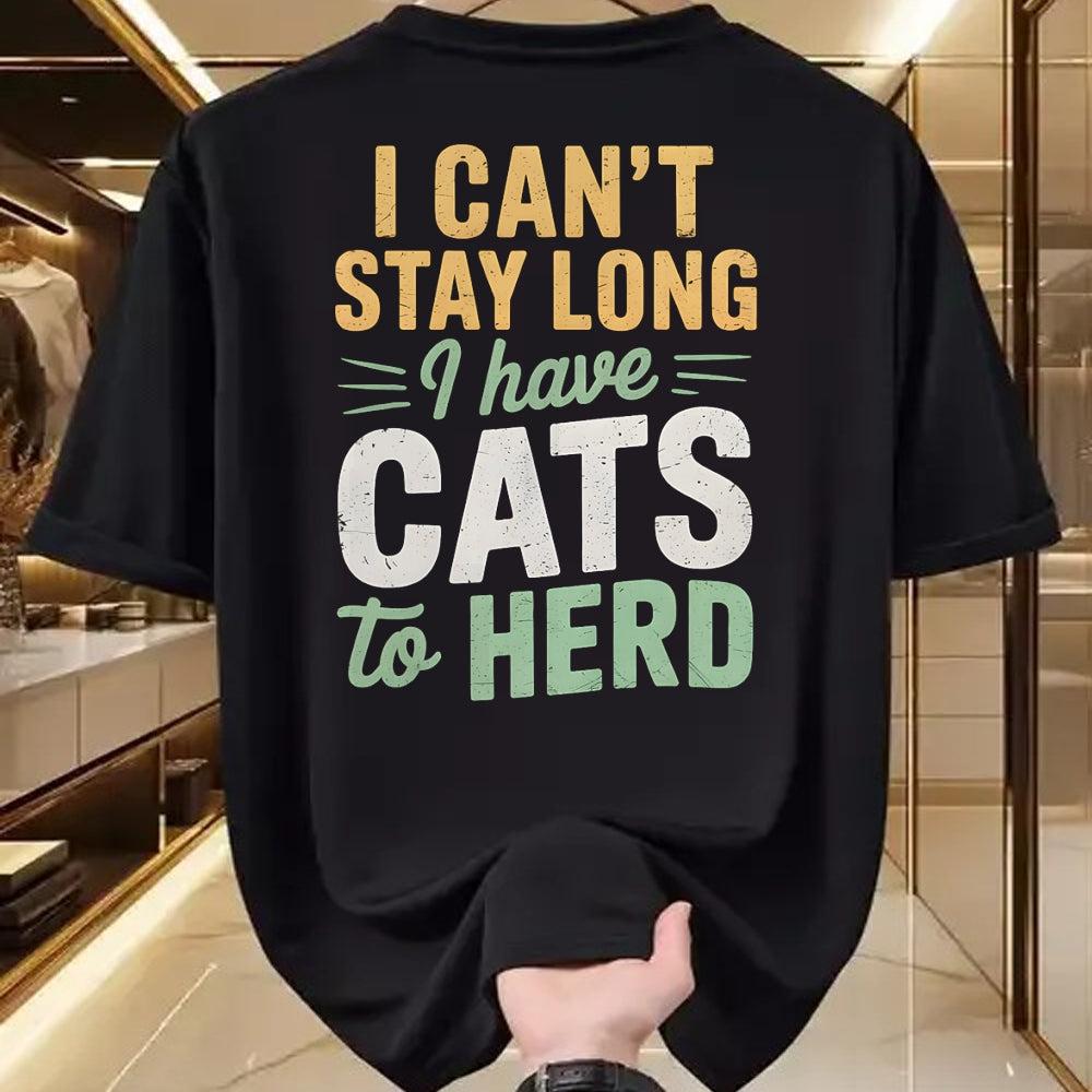 Cat Love Shirt, Funny Cat Lover Gift UnisexT-Shirt/Hoodie/Sweatshirt HLT00 - Funny Cats to Herd Cat Humor Men Women Kids T-Shirt