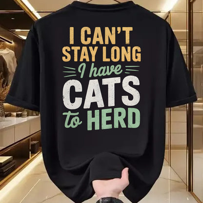 Cat Love Shirt, Funny Cat Lover Gift UnisexT-Shirt/Hoodie/Sweatshirt HLT00 - Funny Cats to Herd Cat Humor Men Women Kids T-Shirt