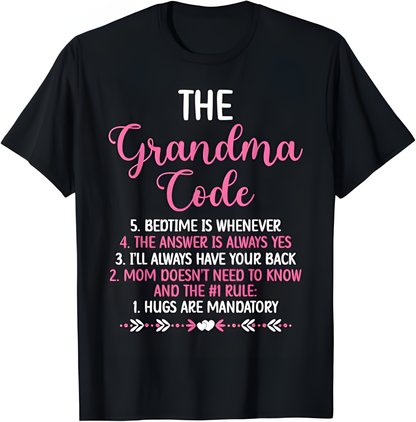 THE GRANDMA CODE T SHIRT - From grandma LUAN00