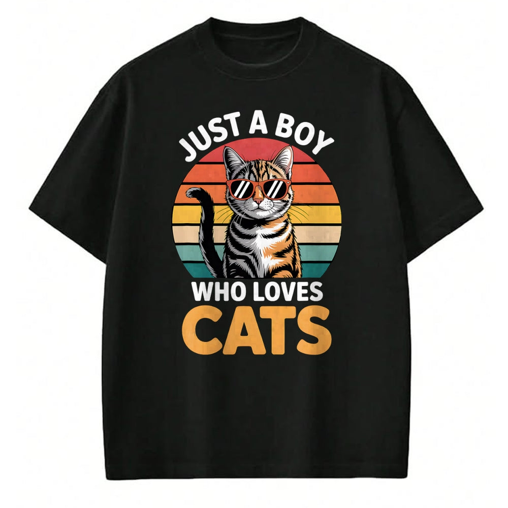 Cat Love Shirt, Funny Cat Lover Gift UnisexT-Shirt/Hoodie/Sweatshirt HLT00 - Boys Cat T-Shirt (1)
