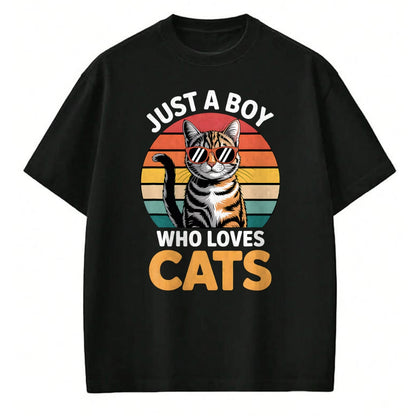 Cat Love Shirt, Funny Cat Lover Gift UnisexT-Shirt/Hoodie/Sweatshirt HLT00 - Boys Cat T-Shirt (1)