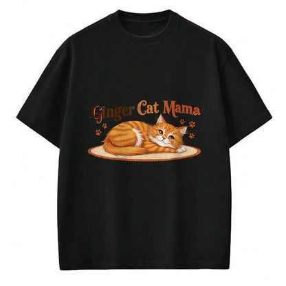 Cat Love Shirt, Funny Cat Lover Gift UnisexT-Shirt/Hoodie/Sweatshirt HLT00 - Ginger Cat Mama Ginger Mom lover Funny Gifts Cat Dad Cat Mom T-Shirt (1)