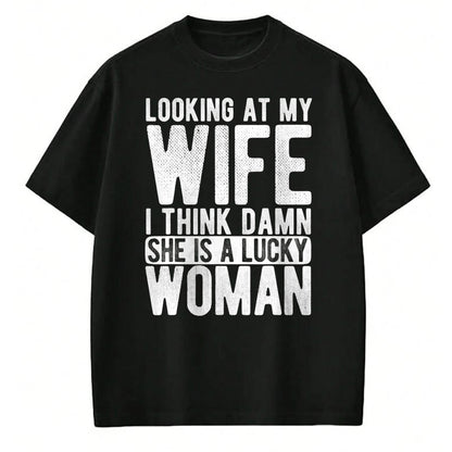 Best Husband Shirt, Wife and Husband Unisex T-Shirt/Hoodie/Sweatshirt HLT00 - Husband Wedding Lucky Women Relationship Love Husband T-Shirt