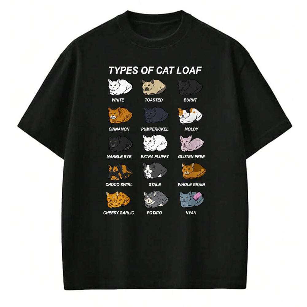 Cat Love Shirt, Funny Cat Lover Gift UnisexT-Shirt/Hoodie/Sweatshirt HLT00 - Cat Loaf Kitten Lover Funny Bread Baker Pastry Chef T-Shirt