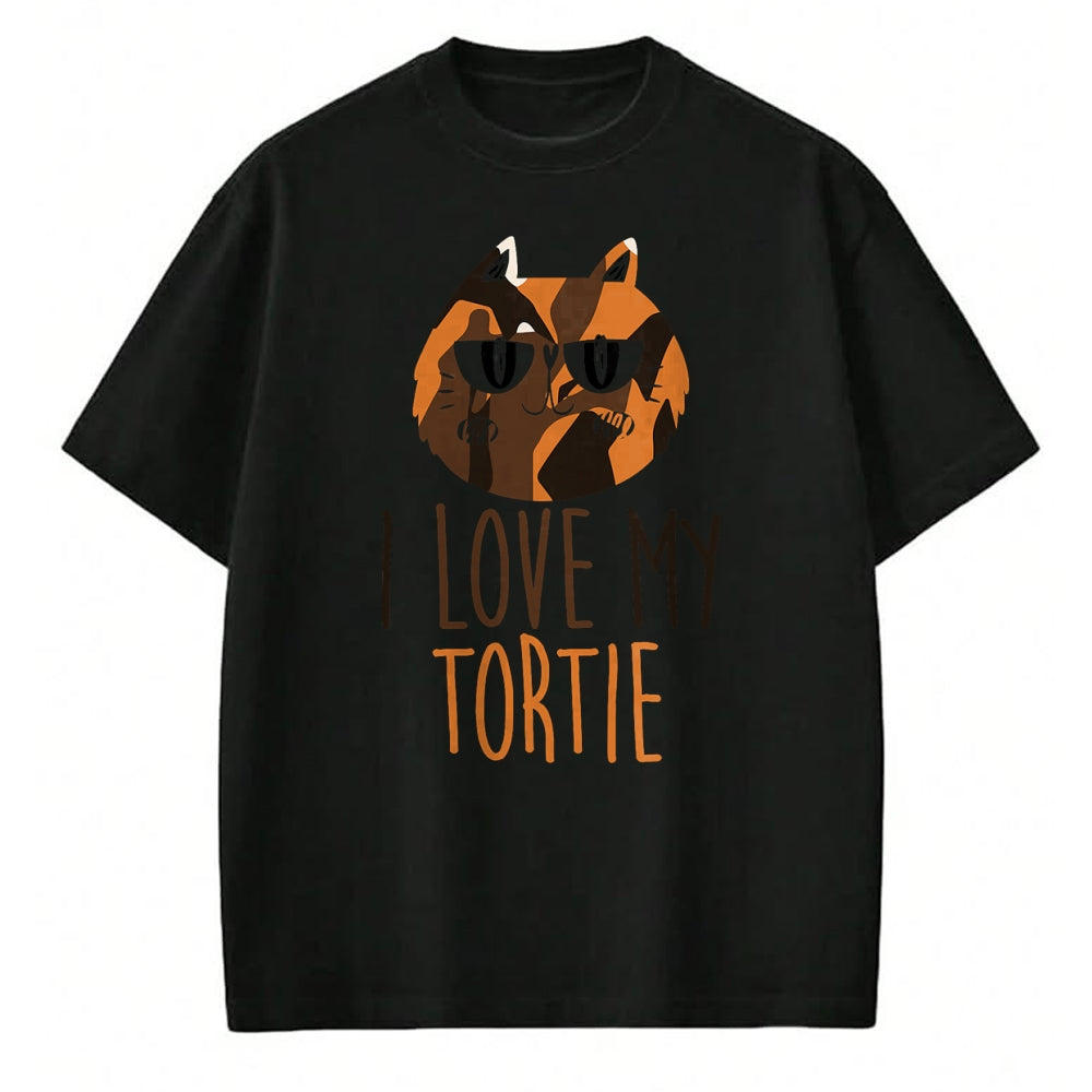Cat Love Shirt, Funny Cat Lover Gift UnisexT-Shirt/Hoodie/Sweatshirt HLT00 - I love my cat (Tortie)I love my Tortoiseshell Cat T-Shirt for Men Women Kids