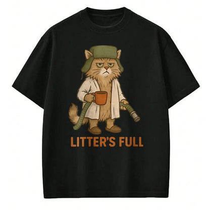 Cat Love Shirt, Funny Cat Lover Gift UnisexT-Shirt/Hoodie/Sweatshirt HLT00 - Women_s Litter_s Full Cat V-Neck T-Shirt