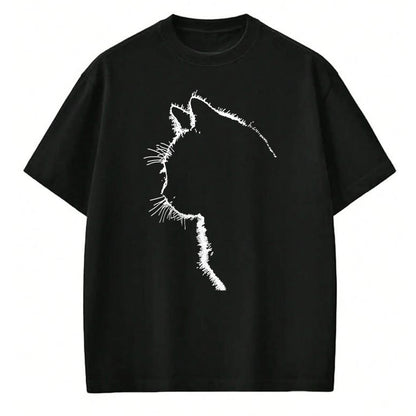 Cat Love Shirt, Funny Cat Lover Gift UnisexT-Shirt/Hoodie/Sweatshirt HLT00 - Cat Apparel Women with Cat Illustration T-Shirt Small