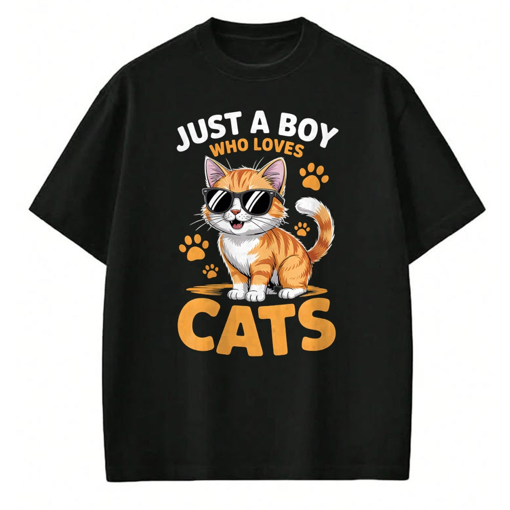 Cat Love Shirt, Funny Cat Lover Gift UnisexT-Shirt/Hoodie/Sweatshirt HLT00 - Boys Cat T-Shirt