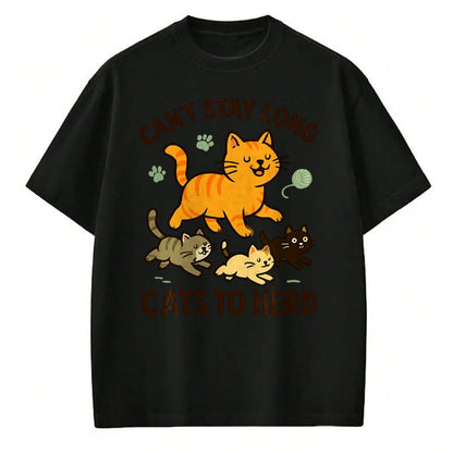 Cat Love Shirt, Funny Cat Lover Gift UnisexT-Shirt/Hoodie/Sweatshirt HLT00 - Funny Herding Cats Joke Cat Kitten T-Shirt