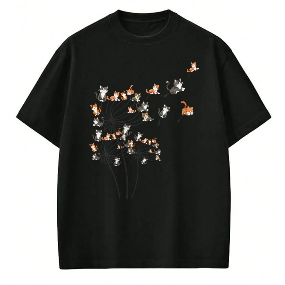 Cat Love Shirt, Funny Cat Lover Gift UnisexT-Shirt/Hoodie/Sweatshirt HLT00 - Cat Shirt Cat Shirts for Women Girls Cute Dandelion T-Shirt