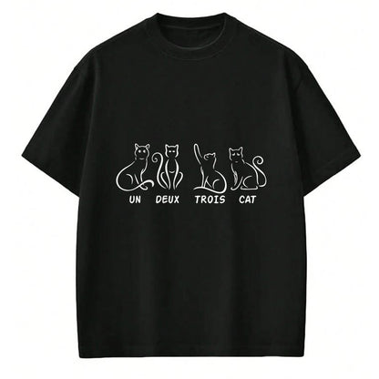 Cat Love Shirt, Funny Cat Lover Gift UnisexT-Shirt/Hoodie/Sweatshirt HLT00 - Un Deux Trois Cat - Cats, Rentents, House Tiger T-Shirt