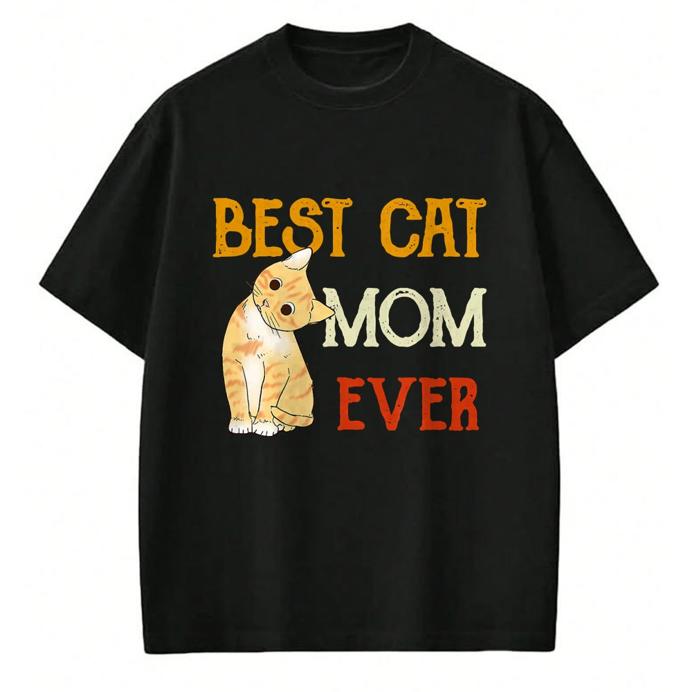 Cat Love Shirt, Funny Cat Lover Gift UnisexT-Shirt/Hoodie/Sweatshirt HLT00 - Vintage cat Best cat mom Ever Meow with My cat Funny Kitty T-Shirt
