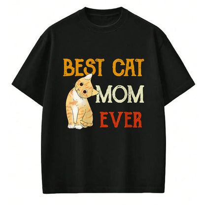Cat Love Shirt, Funny Cat Lover Gift UnisexT-Shirt/Hoodie/Sweatshirt HLT00 - Vintage cat Best cat mom Ever Meow with My cat Funny Kitty T-Shirt