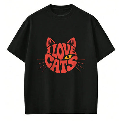 Cat Love Shirt, Funny Cat Lover Gift UnisexT-Shirt/Hoodie/Sweatshirt HLT00 - I Love Cats T-Shirt (1)