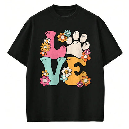 Cat Love Shirt, Funny Cat Lover Gift UnisexT-Shirt/Hoodie/Sweatshirt HLT00 - Groovy Paw Love Cat Dog Lover Pet Owner Women Girls Kids T-Shirt