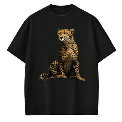 Cat Love Shirt, Funny Cat Lover Gift UnisexT-Shirt/Hoodie/Sweatshirt HLT00 - Cute Cheetah Lover Illustration Wild Cat Love T-Shirt