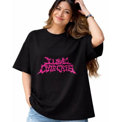 Cat Love Shirt, Funny Cat Lover Gift UnisexT-Shirt/Hoodie/Sweatshirt HLT00 - I Love Cute Cats funny death metal logo style t-shirt T-Shirt