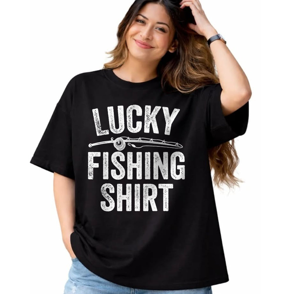 Best Husband Shirt, Wife and Husband Unisex T-Shirt/Hoodie/Sweatshirt HLT00 - Lucky Fishing Shirt Funny Fisherman T-Shirt