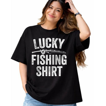 Best Husband Shirt, Wife and Husband Unisex T-Shirt/Hoodie/Sweatshirt HLT00 - Lucky Fishing Shirt Funny Fisherman T-Shirt