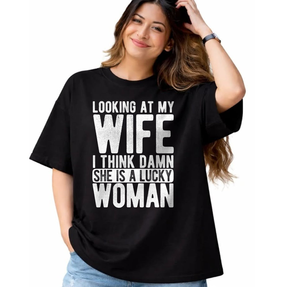 Best Husband Shirt, Wife and Husband Unisex T-Shirt/Hoodie/Sweatshirt HLT00 - Husband Wedding Lucky Women Relationship Love Husband T-Shirt