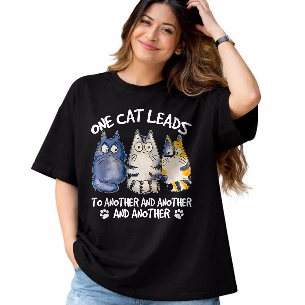 Cat Love Shirt, Funny Cat Lover Gift UnisexT-Shirt/Hoodie/Sweatshirt HLT00 - Funny Cat Design Cat Lover Kitten Cat T-Shirt