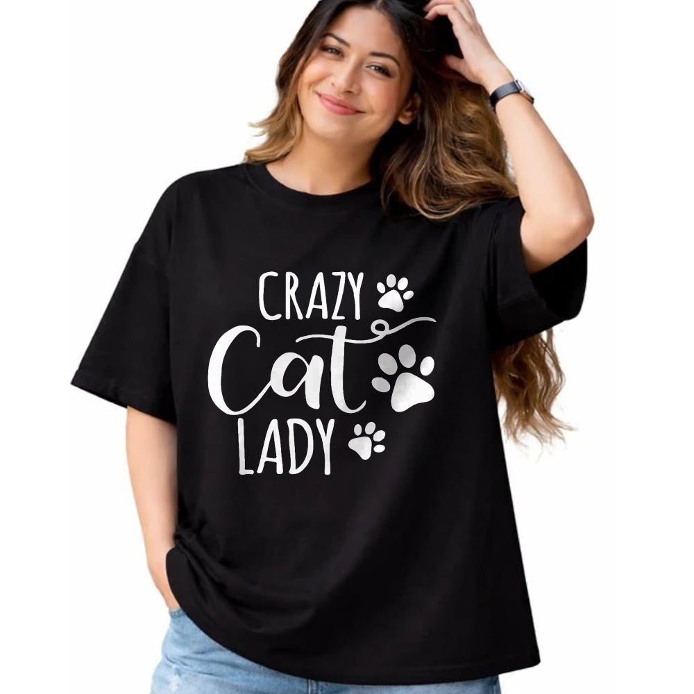 Cat Love Shirt, Funny Cat Lover Gift UnisexT-Shirt/Hoodie/Sweatshirt HLT00 - Crazy Cat Lady Funny Cat Meow for Men Women Love cat T-Shirt