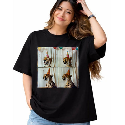 Cat Love Shirt, Funny Cat Lover Gift UnisexT-Shirt/Hoodie/Sweatshirt HLT00 - African Cheetah Lover Colorful Safari Animal Birthday T-Shirt