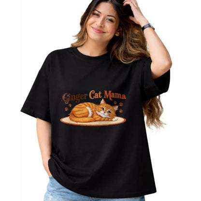 Cat Love Shirt, Funny Cat Lover Gift UnisexT-Shirt/Hoodie/Sweatshirt HLT00 - Ginger Cat Mama Ginger Mom lover Funny Gifts Cat Dad Cat Mom T-Shirt